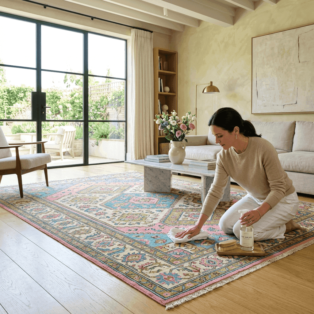 Care and cleaning luxury rug