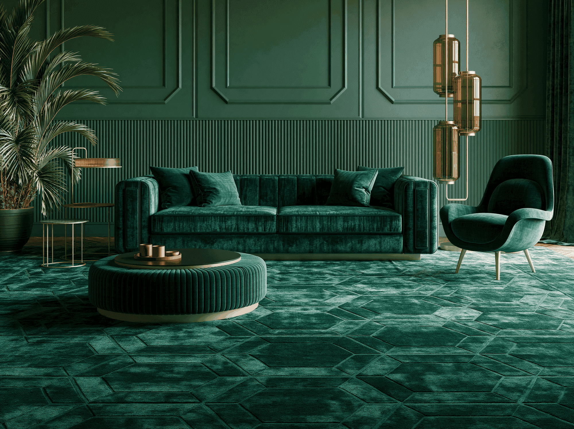 Luxury architectural interior