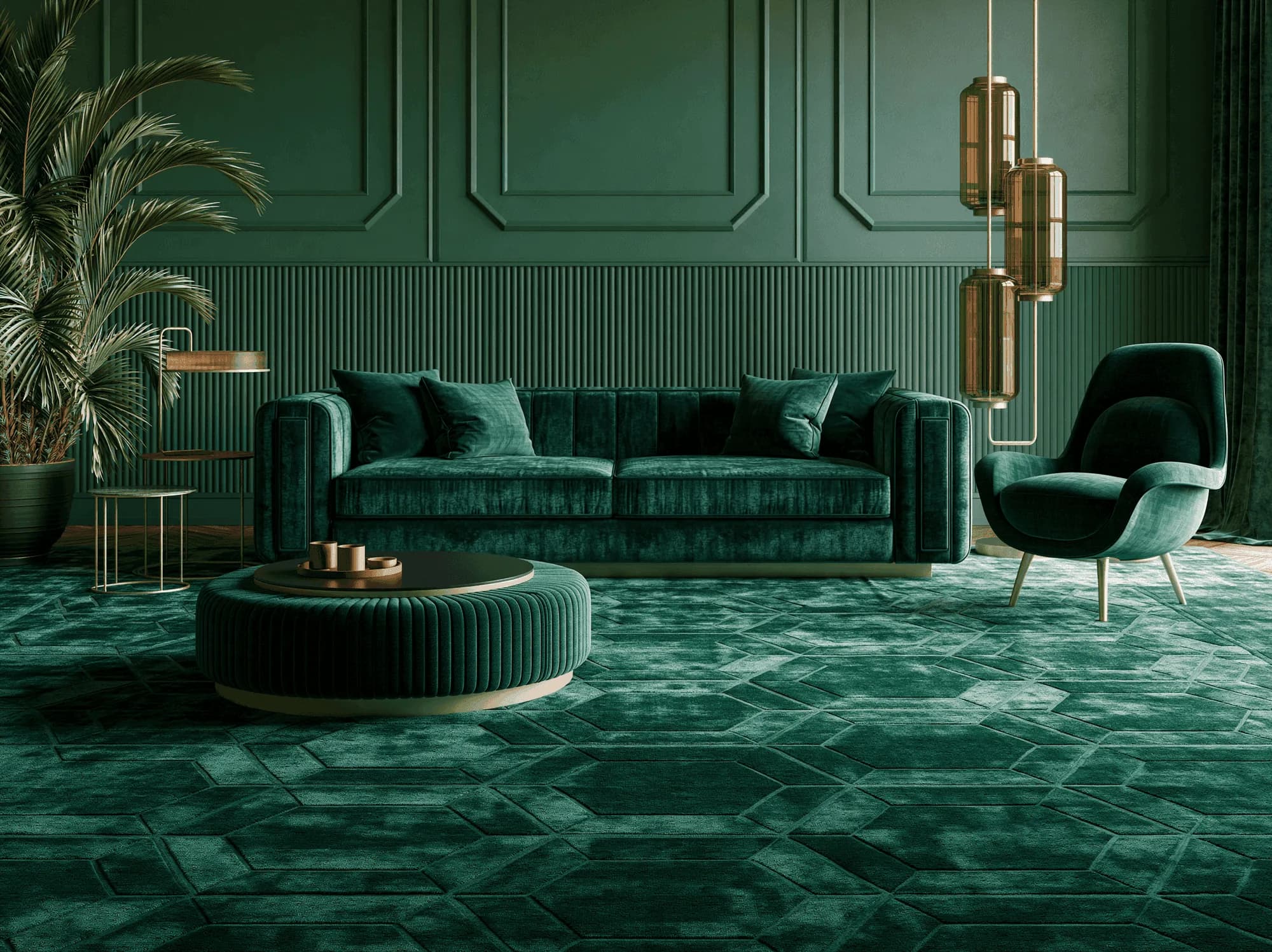 Luxury architectural interior