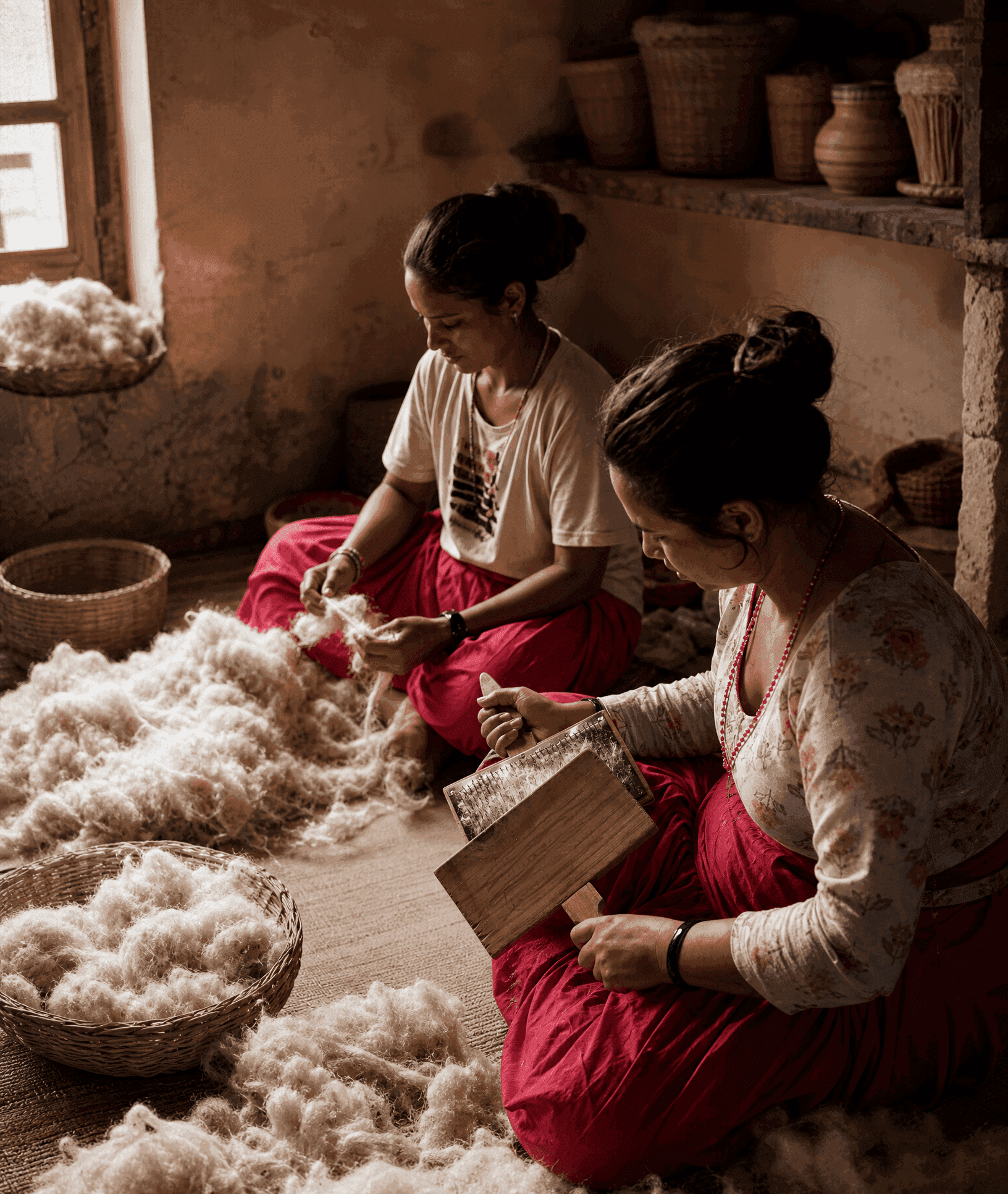 Carding & Spinning