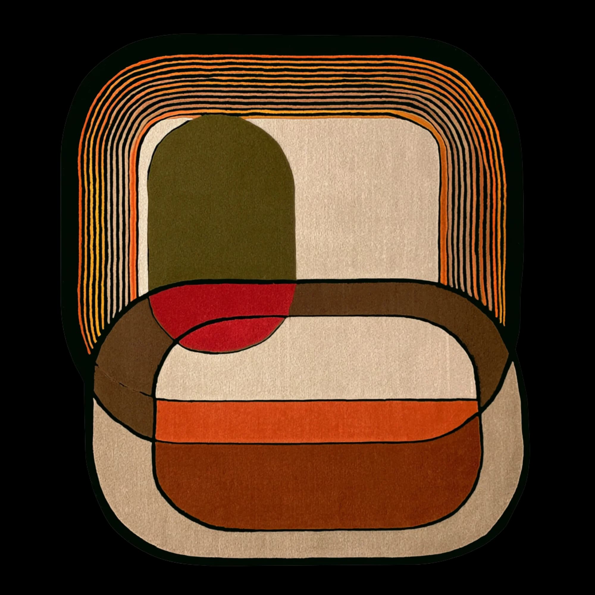 Capsule VI Hand-Knotted Wool Rug