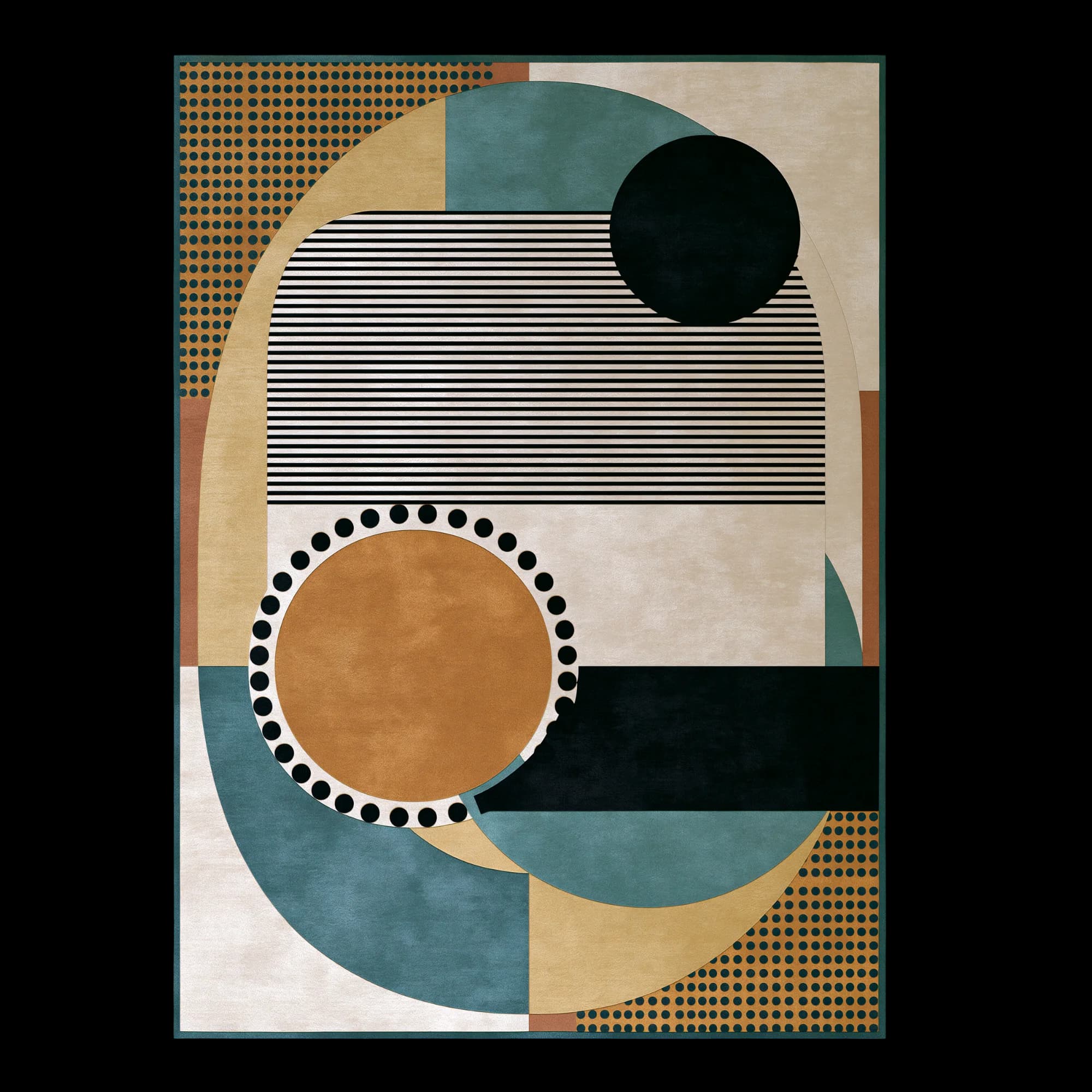 Chroma III Hand-Knotted Wool and Bamboo Silk Rug
