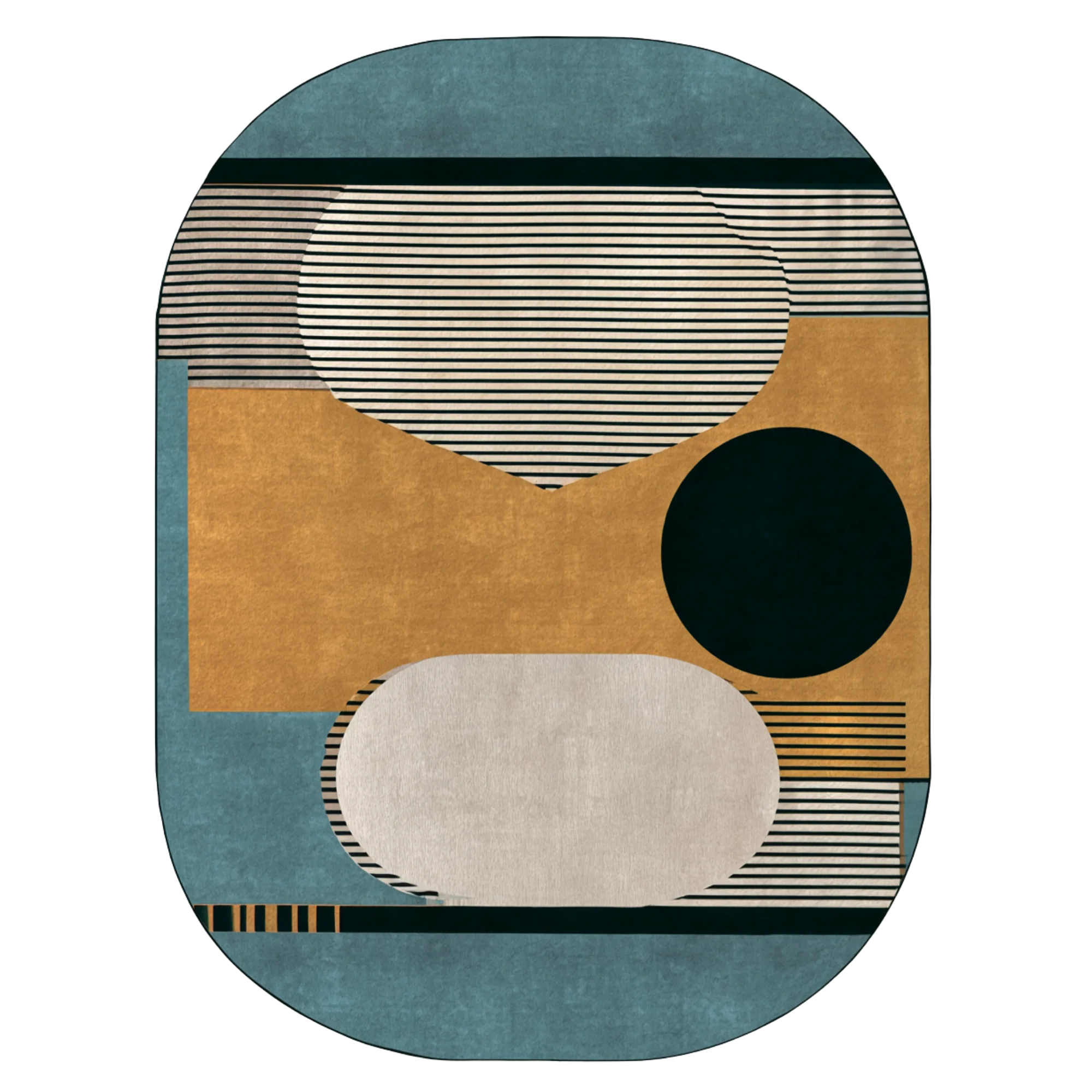 Chroma V Hand-Knotted Wool and Bamboo Silk Rug
