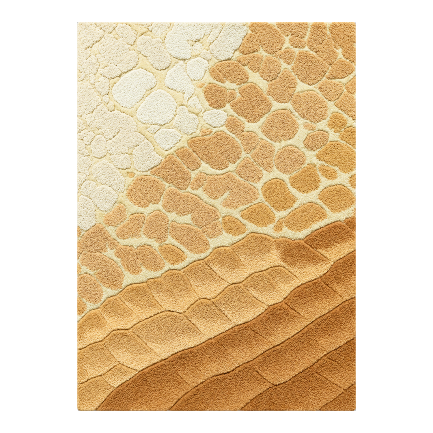 Pebble Shore Hand Tufted Wool and Bamboo Silk Rug