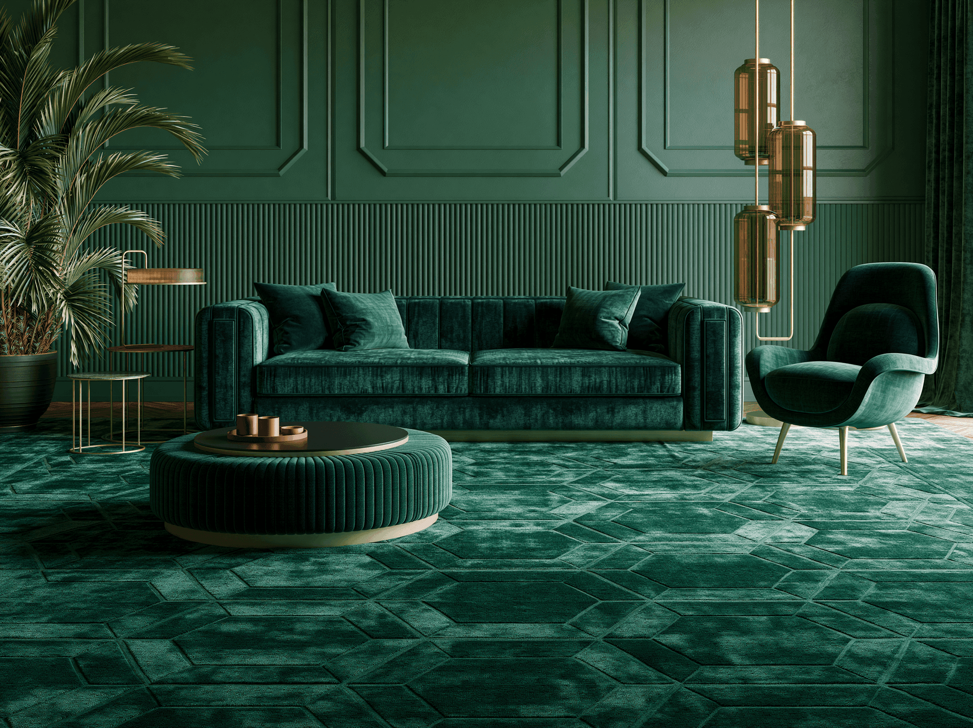 Luxury architectural interior
